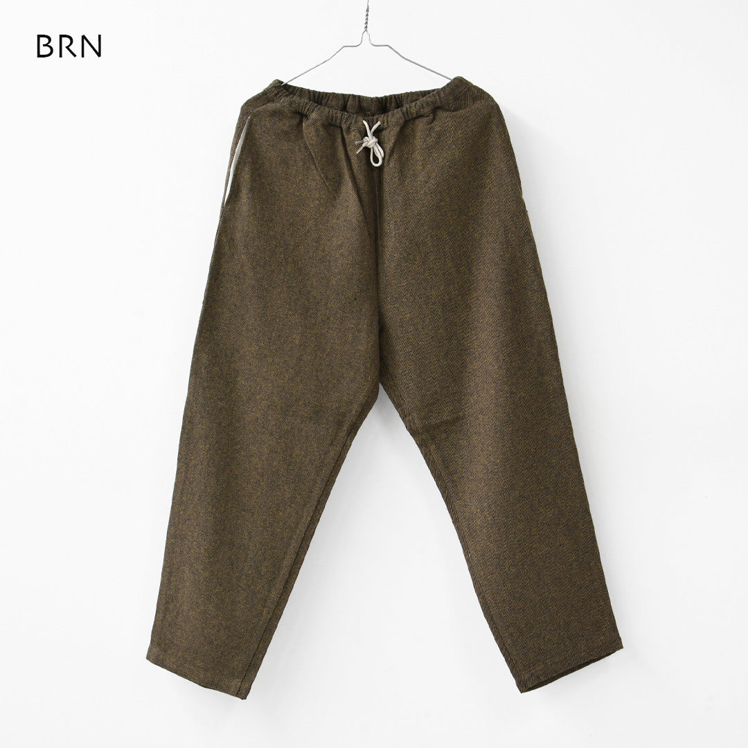 DELICIOUS [デリシャス] Cotton Tweed Easy Pants [DP9776] コットンツイードイージーパンツ・イージーパンツ・コットンツイード・テーパードシルエット・MEN'S / LADY'S [2026AW]