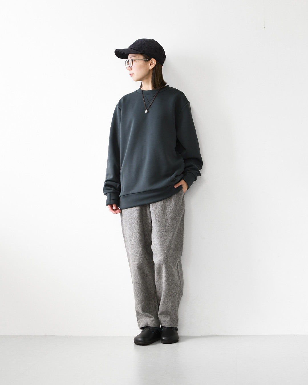 DELICIOUS [デリシャス] Cotton Tweed Easy Pants [DP9776] コットンツイードイージーパンツ・イージーパンツ・コットンツイード・テーパードシルエット・MEN'S / LADY'S [2026AW]