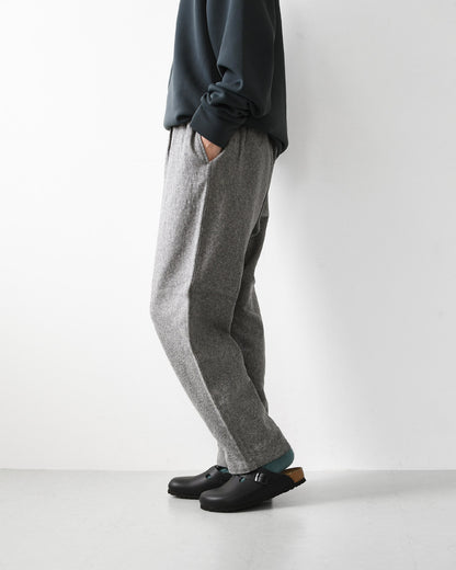 DELICIOUS [デリシャス] Cotton Tweed Easy Pants [DP9776] コットンツイードイージーパンツ・イージーパンツ・コットンツイード・テーパードシルエット・MEN'S / LADY'S [2026AW]