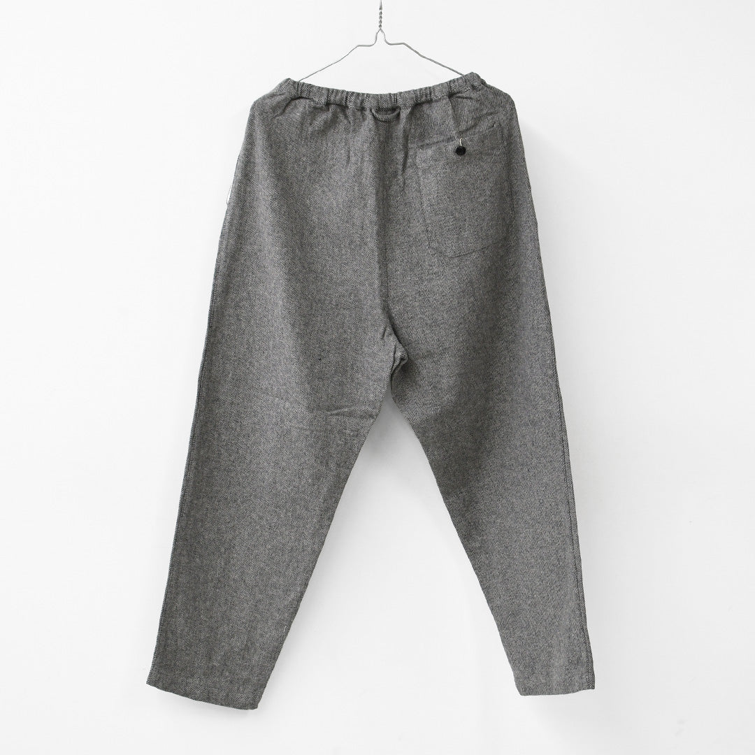 DELICIOUS [デリシャス] Cotton Tweed Easy Pants [DP9776] コットンツイードイージーパンツ・イージーパンツ・コットンツイード・テーパードシルエット・MEN'S / LADY'S [2026AW]