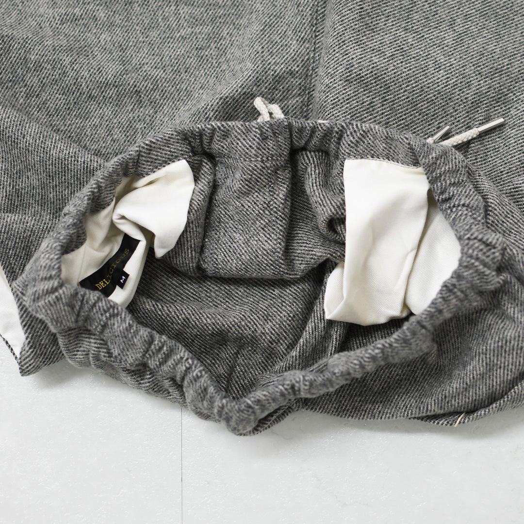 DELICIOUS [デリシャス] Cotton Tweed Easy Pants [DP9776] コットンツイードイージーパンツ・イージーパンツ・コットンツイード・テーパードシルエット・MEN'S / LADY'S [2026AW]