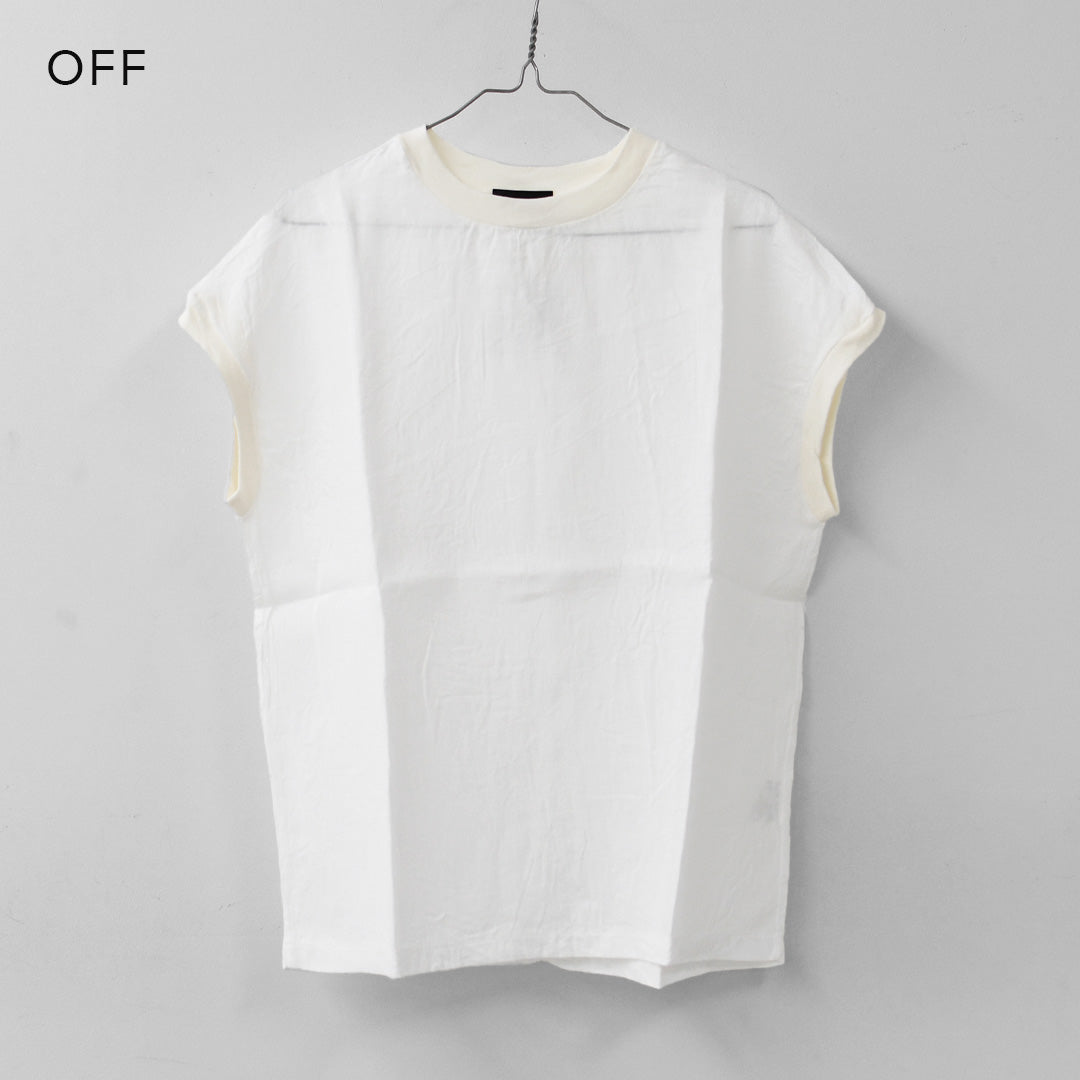 DELICIOUS [デリシャス] LINEN French Sleeve  [DS53501] リネンフレンチスリーブ・麻・半袖・ゆったりシルエット・LADY'S [2026SS]