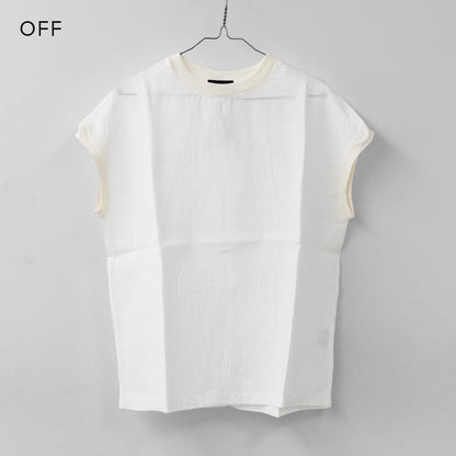 DELICIOUS [デリシャス] LINEN French Sleeve  [DS53501] リネンフレンチスリーブ・麻・半袖・ゆったりシルエット・LADY'S [2026SS]