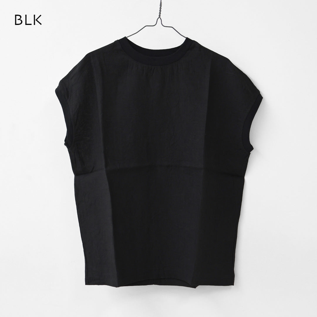DELICIOUS [デリシャス] LINEN French Sleeve  [DS53501] リネンフレンチスリーブ・麻・半袖・ゆったりシルエット・LADY'S [2026SS]