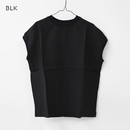 DELICIOUS [デリシャス] LINEN French Sleeve  [DS53501] リネンフレンチスリーブ・麻・半袖・ゆったりシルエット・LADY'S [2026SS]