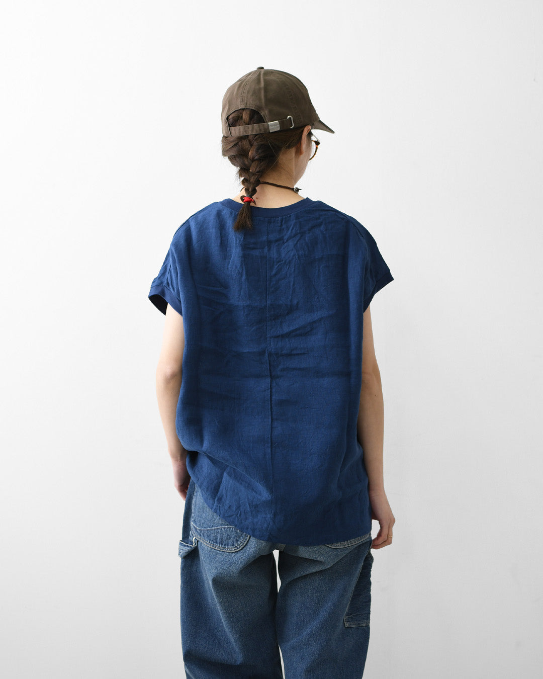 DELICIOUS [デリシャス] LINEN French Sleeve  [DS53501] リネンフレンチスリーブ・麻・半袖・ゆったりシルエット・LADY'S [2026SS]