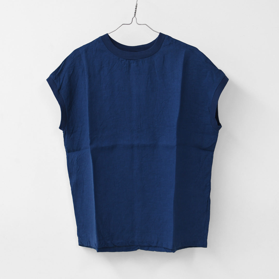 DELICIOUS [デリシャス] LINEN French Sleeve  [DS53501] リネンフレンチスリーブ・麻・半袖・ゆったりシルエット・LADY'S [2026SS]