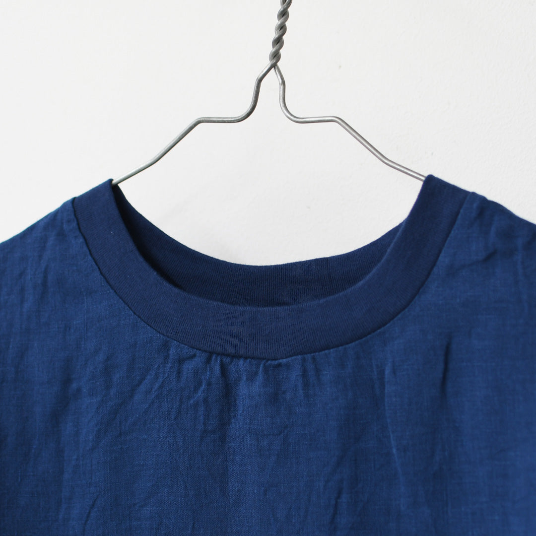 DELICIOUS [デリシャス] LINEN French Sleeve  [DS53501] リネンフレンチスリーブ・麻・半袖・ゆったりシルエット・LADY'S [2026SS]