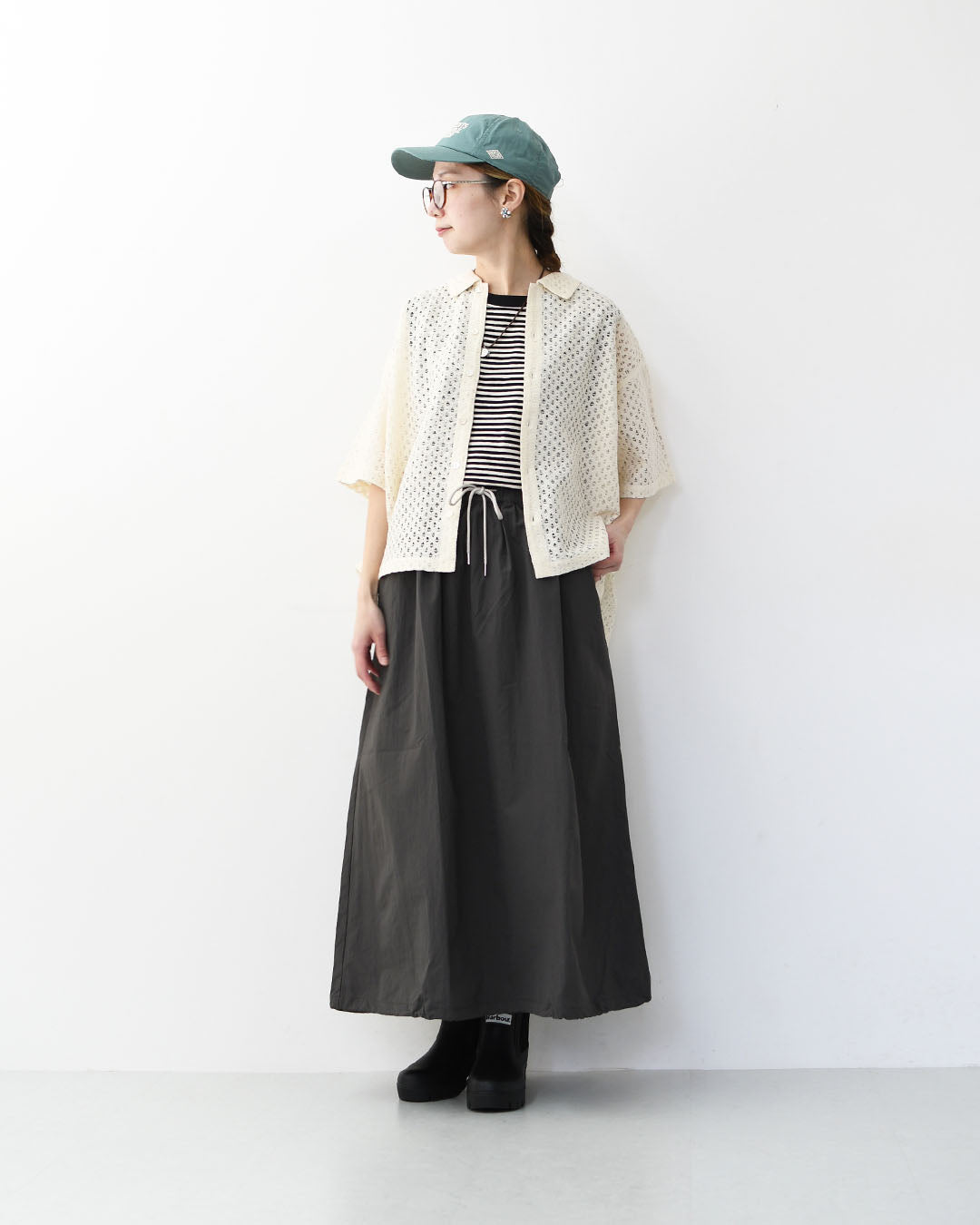 DELICIOUS [デリシャス] Urban Long Skirt [DSK01251] アーバンロングスカート・ロングスカート・ナイロンスカート・キャンプ・アウトドア・LADY'S [2026SS]