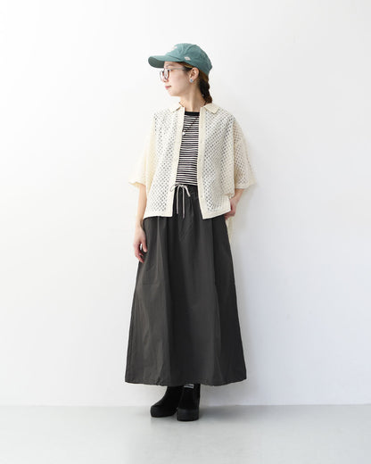 DELICIOUS [デリシャス] Urban Long Skirt [DSK01251] アーバンロングスカート・ロングスカート・ナイロンスカート・キャンプ・アウトドア・LADY'S [2026SS]
