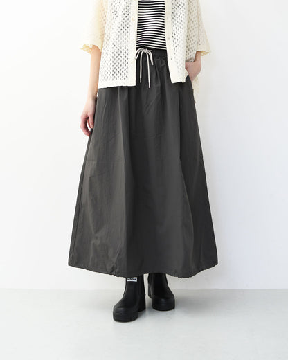 DELICIOUS [デリシャス] Urban Long Skirt [DSK01251] アーバンロングスカート・ロングスカート・ナイロンスカート・キャンプ・アウトドア・LADY'S [2026SS]