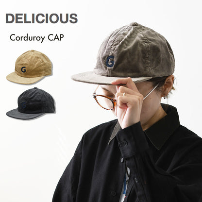 DELICIOUS [デリシャス] Corduroy CAP [gt04] コーデュロイ キャップ・MEN'S / LADY'S  [2026AW]