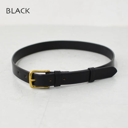 Brady [ブレディ] WEST END BELT 1in-GOLD [west-e-belt] ウエストエンドベルト・レザーベルト・シンプルなベルト・英国ブライドルレザー・MEN'S / LADY'S [2025AW]