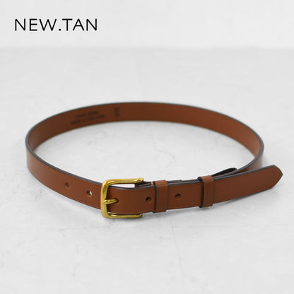 Brady [ブレディ] WEST END BELT 1in-GOLD [west-e-belt] ウエストエンドベルト・レザーベルト・シンプルなベルト・英国ブライドルレザー・MEN'S / LADY'S [2025AW]