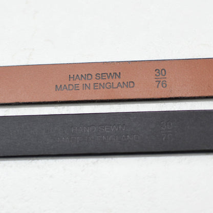 Brady [ブレディ] WEST END BELT 1in-GOLD [west-e-belt] ウエストエンドベルト・レザーベルト・シンプルなベルト・英国ブライドルレザー・MEN'S / LADY'S [2025AW]