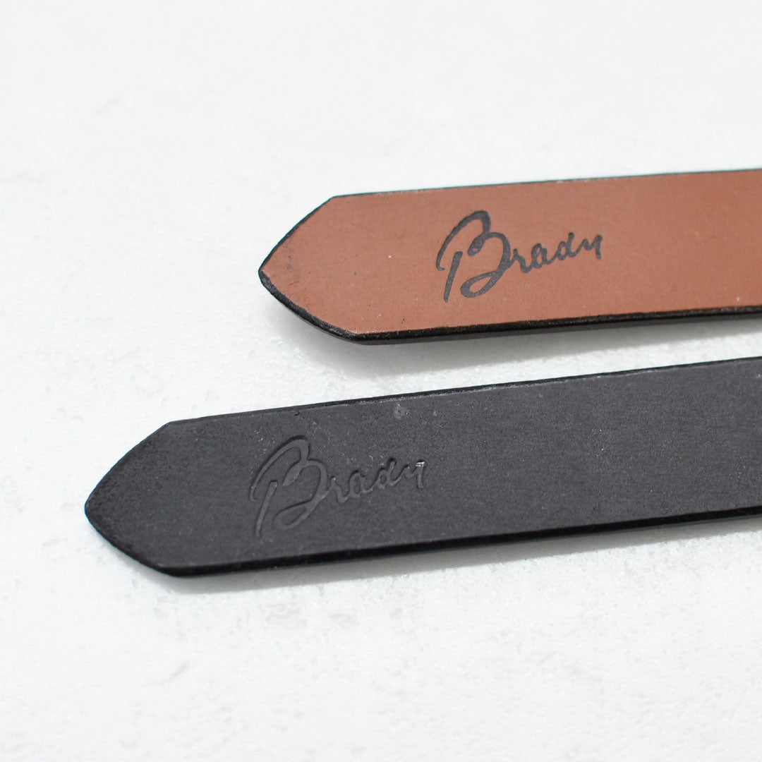 Brady [ブレディ] WEST END BELT 1in-GOLD [west-e-belt] ウエストエンドベルト・レザーベルト・シンプルなベルト・英国ブライドルレザー・MEN'S / LADY'S [2025AW]