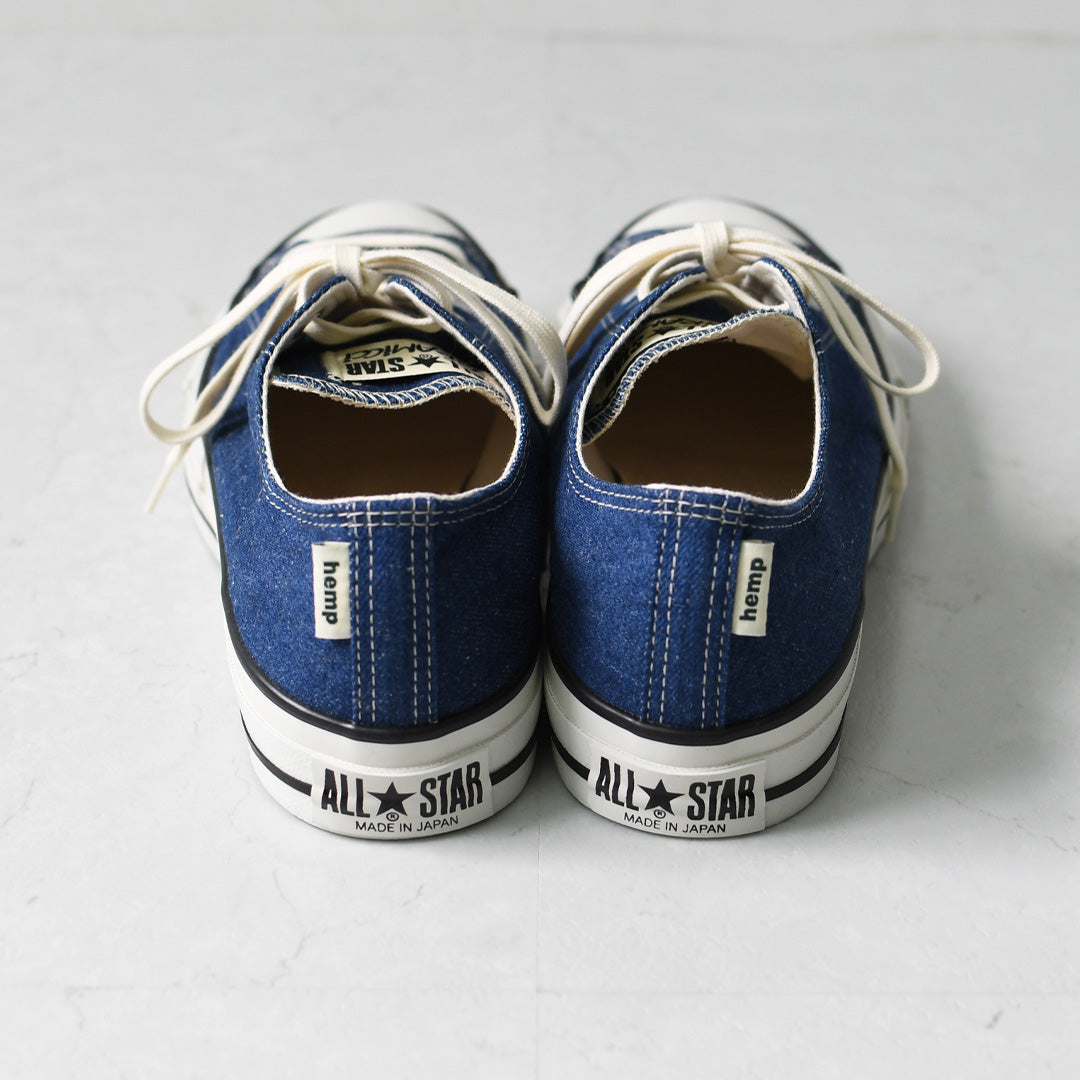 Gramicci [グラミチ] Gramicci & CONVERSE ALL STAR J HEMP DENIM OX / GRAMICCI [31317930] グラミチ×コンバース オールスター J ヘンプ デニム オックス・スニーカー・アウトドア・タウンユース・MEN'S / LADY'S [2026SS]