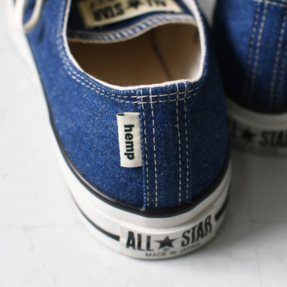 Gramicci [グラミチ] Gramicci & CONVERSE ALL STAR J HEMP DENIM OX / GRAMICCI [31317930] グラミチ×コンバース オールスター J ヘンプ デニム オックス・スニーカー・アウトドア・タウンユース・MEN'S / LADY'S [2026SS]