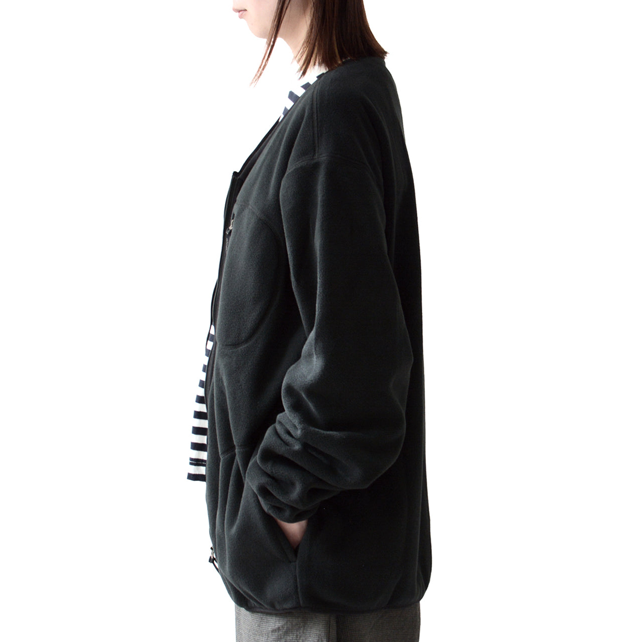 GRAMICCI [グラミチ] FLEECE CARDIGAN ZIP-UP [G4FU-J017] フリースカーディガンジップアップ [2024AW]