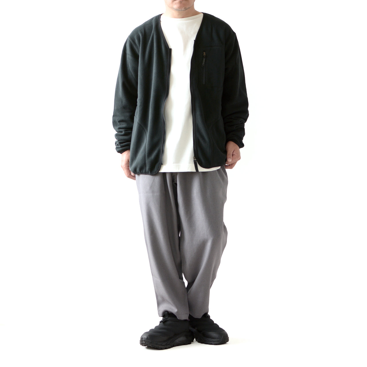 GRAMICCI [グラミチ] FLEECE CARDIGAN ZIP-UP [G4FU-J017] フリースカーディガンジップアップ [2024AW]