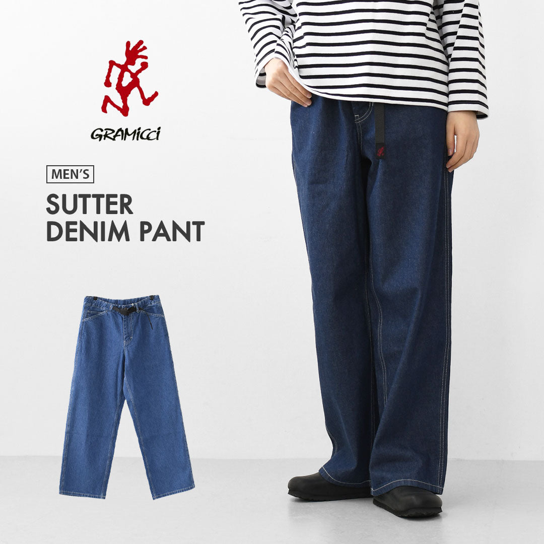 GRAMICCI[グラミチ] SUTTER DENIM PANT [G5FM-P070] サッターデニムパンツ・デニムパンツ・カジュアル・アウトドア・キャンプ・MEN'S [2025AW]