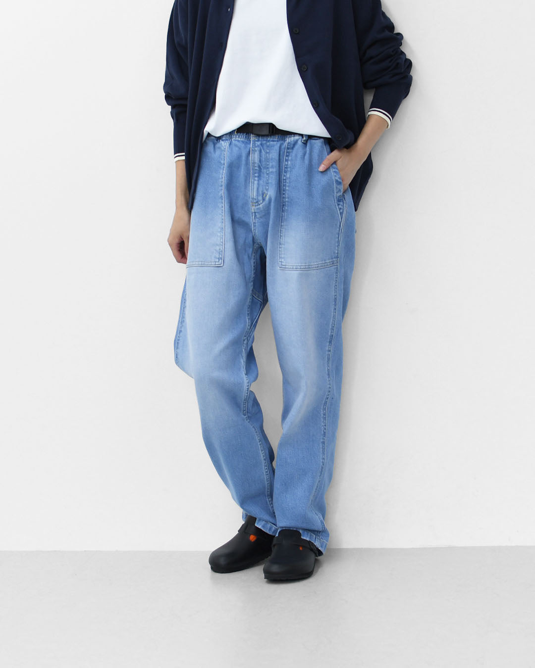 GRAMICCI[グラミチ] STRETCH DENIM LOOSE TAPERED RIDGE PANT [G5SU-P083] ストレッチデニムルーズテーパードリッジパンツ・デニムパンツ・テーパードデニム・カジュアル・アウトドア・キャンプ・MEN'S [2025AW]