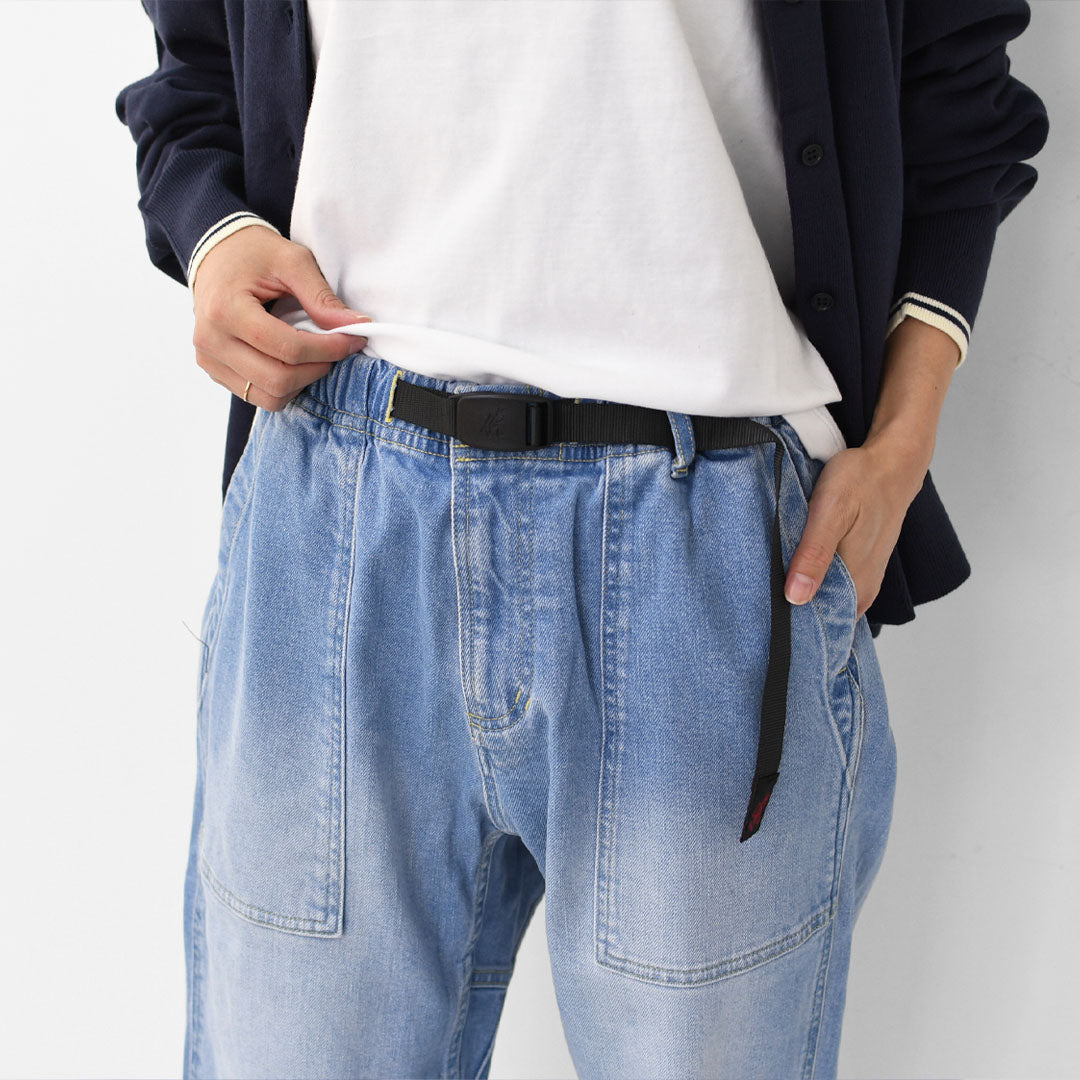 GRAMICCI[グラミチ] STRETCH DENIM LOOSE TAPERED RIDGE PANT [G5SU-P083] ストレッチデニムルーズテーパードリッジパンツ・デニムパンツ・テーパードデニム・カジュアル・アウトドア・キャンプ・MEN'S [2025AW]