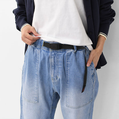 GRAMICCI[グラミチ] STRETCH DENIM LOOSE TAPERED RIDGE PANT [G5SU-P083] ストレッチデニムルーズテーパードリッジパンツ・デニムパンツ・テーパードデニム・カジュアル・アウトドア・キャンプ・MEN'S [2025AW]