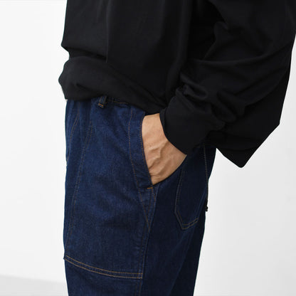 GRAMICCI[グラミチ] STRETCH DENIM LOOSE TAPERED RIDGE PANT [G5SU-P083] ストレッチデニムルーズテーパードリッジパンツ・デニムパンツ・テーパードデニム・カジュアル・アウトドア・キャンプ・MEN'S [2025AW]