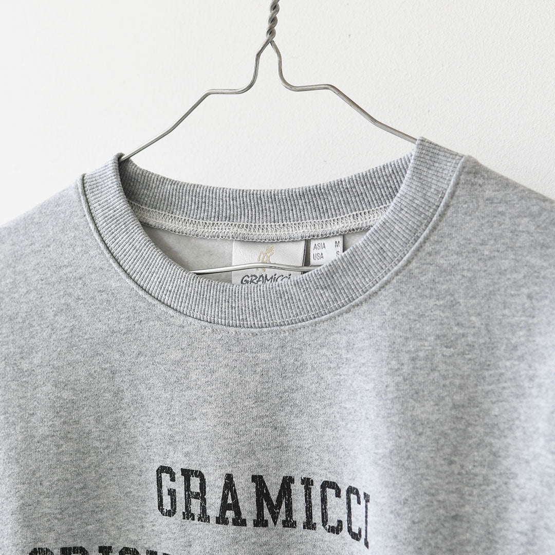 Gramicci [グラミチ] YOSEMITE VALLEY SWEATSHIRT [g6fm-j092] ヨセミテ バレー スウェットシャツ・グラフィック・クルーネック・プルオーバー・グラフィックプリント・MEN'S [2026AW]