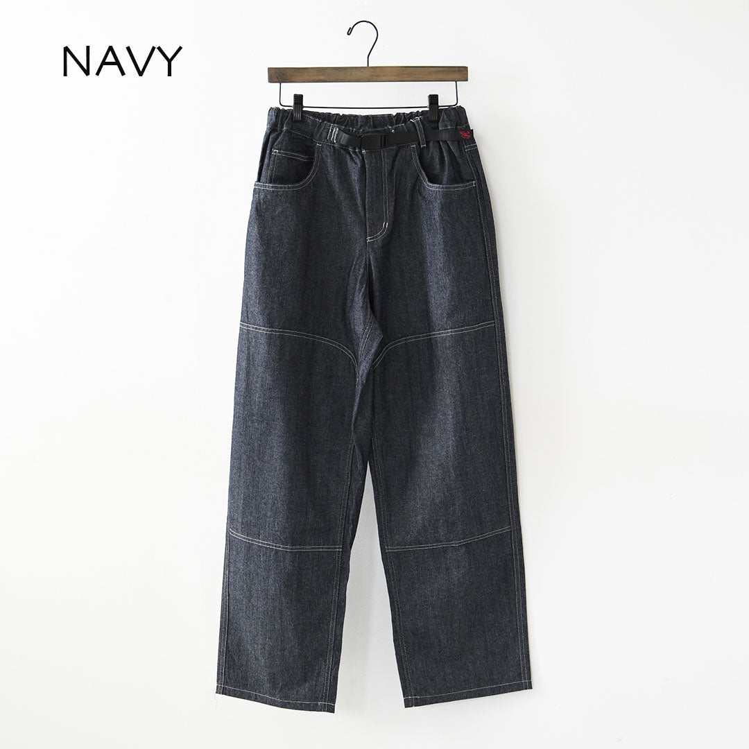 Gramicci [グラミチ] JAPANESE CHAMBRAY DOUBLE KNEE [G6SM-P015] ジャパニーズシャンブレーダブルニー・デニム・岡山産シャンブレー・ダブルニー・バギーシルエット・アウトドア・キャンプ・MEN'S [2026SS]