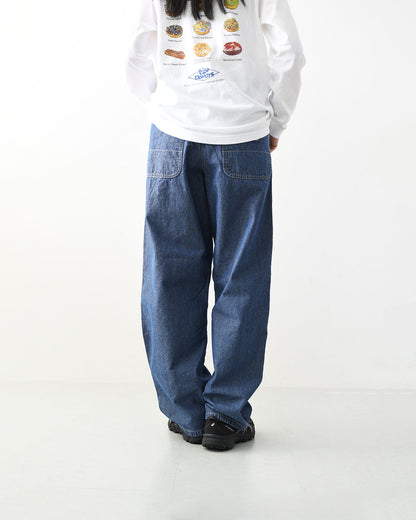 Gramicci [グラミチ] JAPANESE CHAMBRAY DOUBLE KNEE [G6SM-P015] ジャパニーズシャンブレーダブルニー・デニム・岡山産シャンブレー・ダブルニー・バギーシルエット・アウトドア・キャンプ・MEN'S [2026SS]