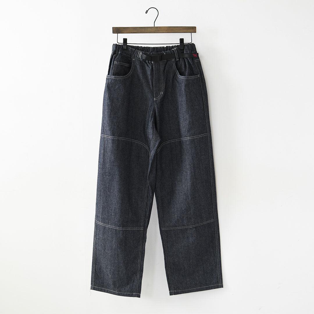 Gramicci [グラミチ] JAPANESE CHAMBRAY DOUBLE KNEE [G6SM-P015] ジャパニーズシャンブレーダブルニー・デニム・岡山産シャンブレー・ダブルニー・バギーシルエット・アウトドア・キャンプ・MEN'S [2026SS]