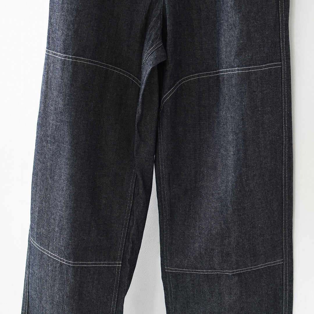 Gramicci [グラミチ] JAPANESE CHAMBRAY DOUBLE KNEE [G6SM-P015] ジャパニーズシャンブレーダブルニー・デニム・岡山産シャンブレー・ダブルニー・バギーシルエット・アウトドア・キャンプ・MEN'S [2026SS]