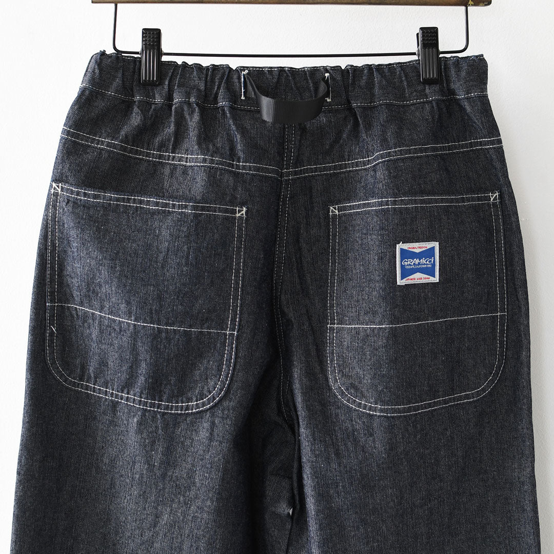 Gramicci [グラミチ] JAPANESE CHAMBRAY DOUBLE KNEE [G6SM-P015] ジャパニーズシャンブレーダブルニー・デニム・岡山産シャンブレー・ダブルニー・バギーシルエット・アウトドア・キャンプ・MEN'S [2026SS]