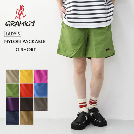Gramicci [グラミチ] NYLON PACKABLE G-SHORT [G6SM-P082] ナイロンパッカブルGショーツ・ナイロンショーツ・ハーフパンツ・ショートパンツ・半ズボン・アウトドアショーツ・水着・UV・キャンプ・アウトドア・MEN'S [2026SS]