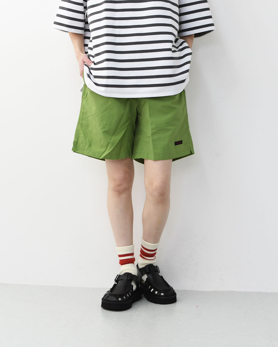 Gramicci [グラミチ] NYLON PACKABLE G-SHORT [G6SM-P082] ナイロンパッカブルGショーツ・ナイロンショーツ・ハーフパンツ・ショートパンツ・半ズボン・アウトドアショーツ・水着・UV・キャンプ・アウトドア・MEN'S [2026SS]