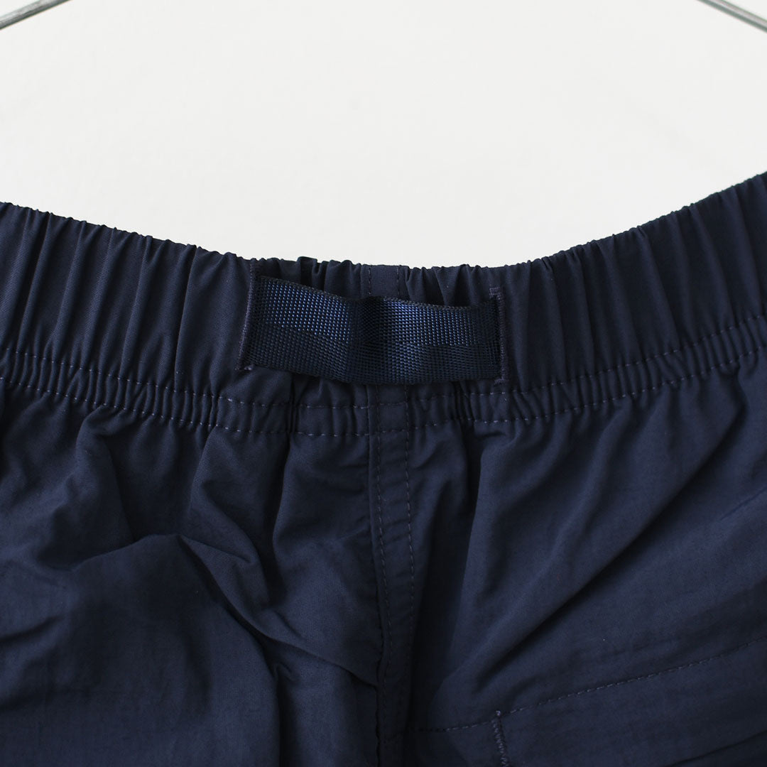 Gramicci [グラミチ] NYLON PACKABLE G-SHORT [G6SM-P082] ナイロンパッカブルGショーツ・ナイロンショーツ・ハーフパンツ・ショートパンツ・半ズボン・アウトドアショーツ・水着・UV・キャンプ・アウトドア・MEN'S [2026SS]