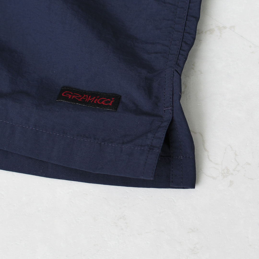Gramicci [グラミチ] NYLON PACKABLE G-SHORT [G6SM-P082] ナイロンパッカブルGショーツ・ナイロンショーツ・ハーフパンツ・ショートパンツ・半ズボン・アウトドアショーツ・水着・UV・キャンプ・アウトドア・MEN'S [2026SS]