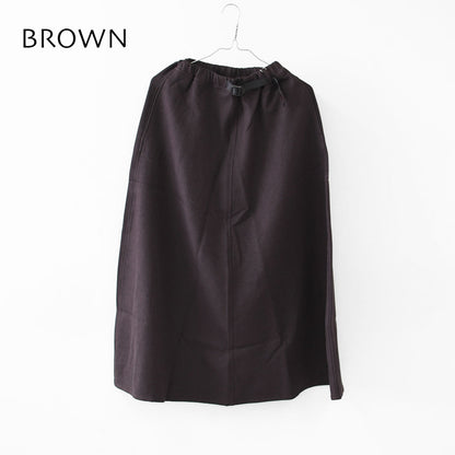 Gramicci [グラミチ] WOOL LIKE FLARE SKIRT [GLSK5-FJP001] ウールライクフレアスカート・フレアスカート・ロングスカート・LADY'S [2025AW]