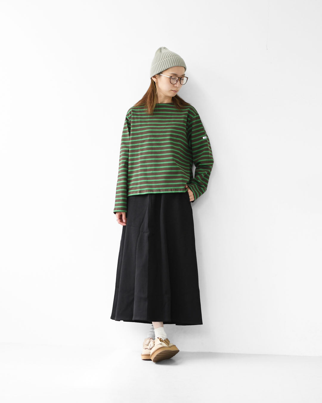 Gramicci [グラミチ] WOOL LIKE FLARE SKIRT [GLSK5-FJP001] ウールライクフレアスカート・フレアスカート・ロングスカート・LADY'S [2025AW]