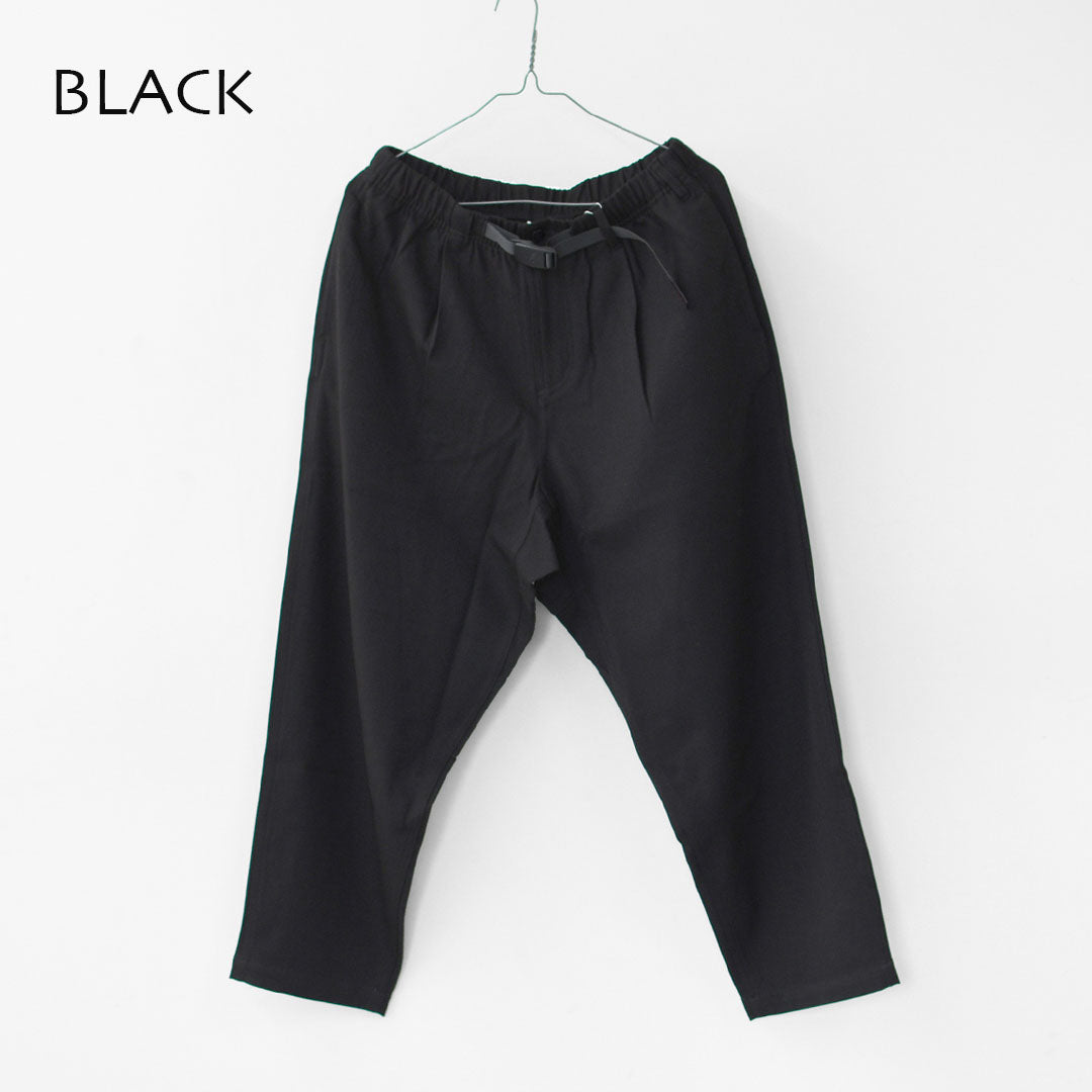 Gramicci [グラミチ] WOOL LIKE WIDE TAPERED PANT [GMP5-FJP003] ウールライクテーパードパンツ・MEN'S [2025AW]