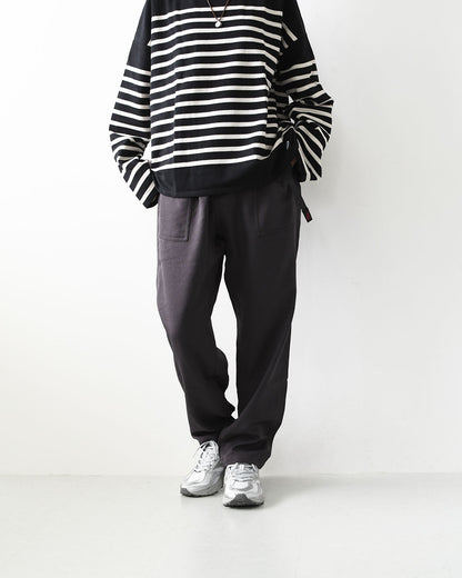 Gramicci [グラミチ] WOOL LIKE LOOSE TAPERED RIDGE PANT [gmp6-fjp016] ウール ライク ルース テーパード リッジ パンツ・テーパードパンツ・ワイドシルエット・MEN'S/LADY'S [2026AW]