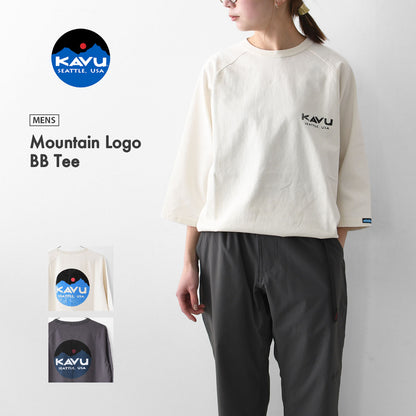 KAVU [カブー] Mountain Logo BB Tee [19822211] カブー メンズ マウンテンロゴ ベースボール Tシャツ・MEN'S [2025SS]