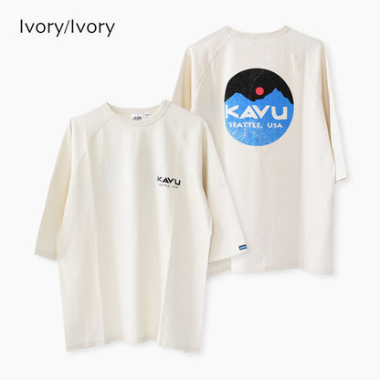 KAVU [カブー] Mountain Logo BB Tee [19822211] カブー メンズ マウンテンロゴ ベースボール Tシャツ・MEN'S [2025SS]