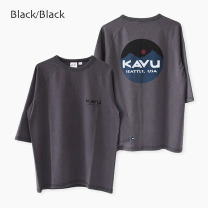 KAVU [カブー] Mountain Logo BB Tee [19822211] カブー メンズ マウンテンロゴ ベースボール Tシャツ・MEN'S [2025SS]