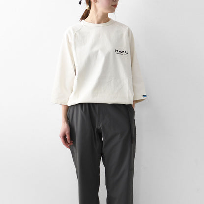 KAVU [カブー] Mountain Logo BB Tee [19822211] カブー メンズ マウンテンロゴ ベースボール Tシャツ・MEN'S [2025SS]