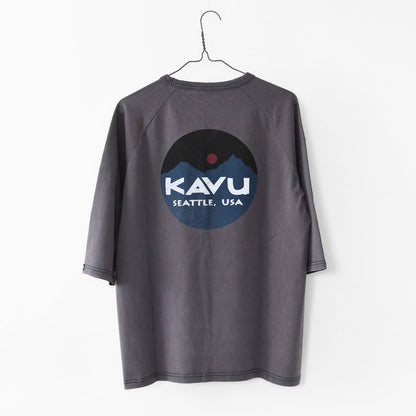 KAVU [カブー] Mountain Logo BB Tee [19822211] カブー メンズ マウンテンロゴ ベースボール Tシャツ・MEN'S [2025SS]