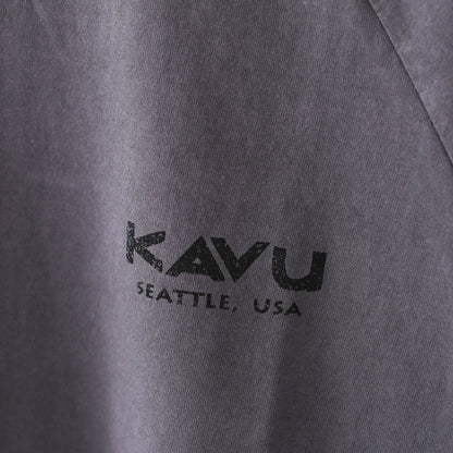 KAVU [カブー] Mountain Logo BB Tee [19822211] カブー メンズ マウンテンロゴ ベースボール Tシャツ・MEN'S [2025SS]