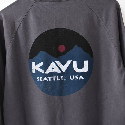 KAVU [カブー] Mountain Logo BB Tee [19822211] カブー メンズ マウンテンロゴ ベースボール Tシャツ・MEN'S [2025SS]